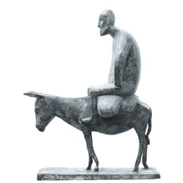 Usbekischer Eselreiter - 1961 - Bronze