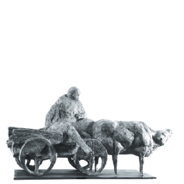 Rumänischer Bauernwagen - 1979 - Bronze