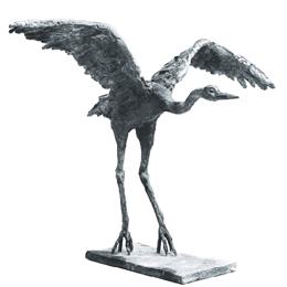 Startender Kranich - 1996 - Bronze